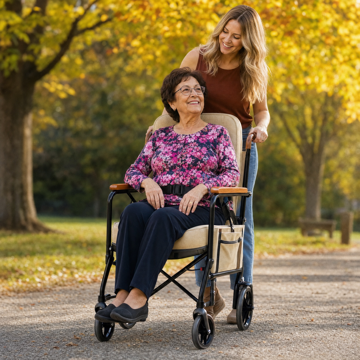 Kinwood™ Fauteuil de transport pliable